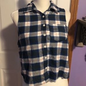 Soft Flannel crop top